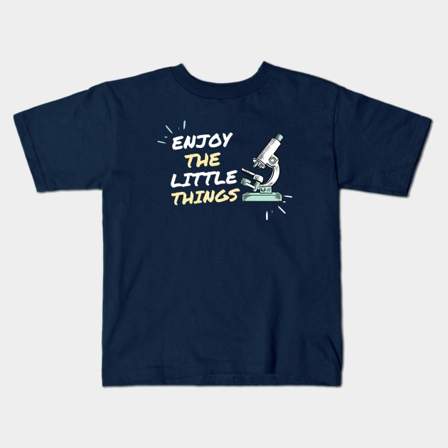 Enjoy the little things Kids T-Shirt by High Altitude